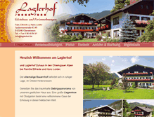 Tablet Screenshot of laglerhof.de